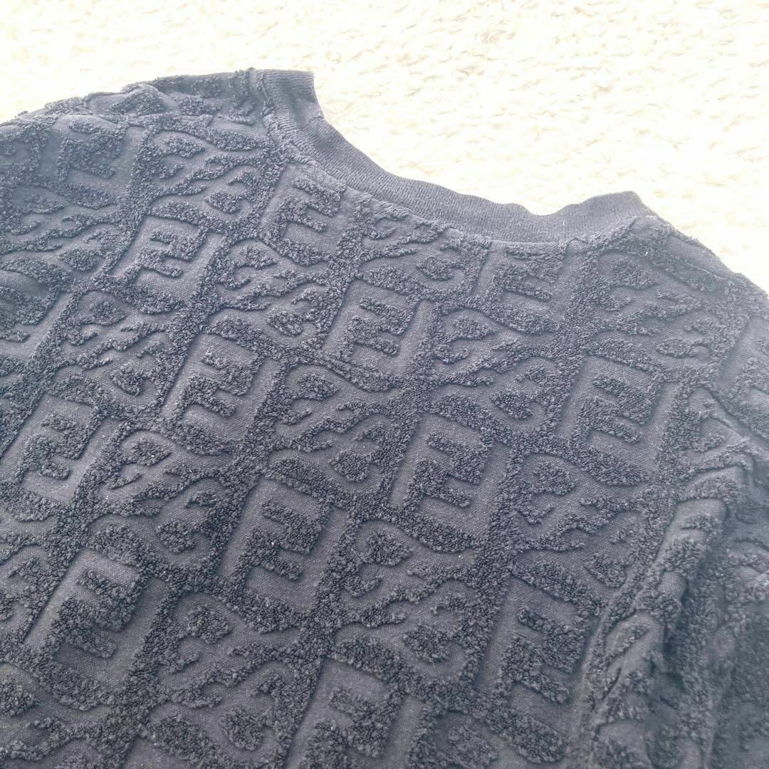 FENDI - 【極美品】FENDI 22ss ズッカ柄 FF ロゴ タオル地 Tシャツ Mの