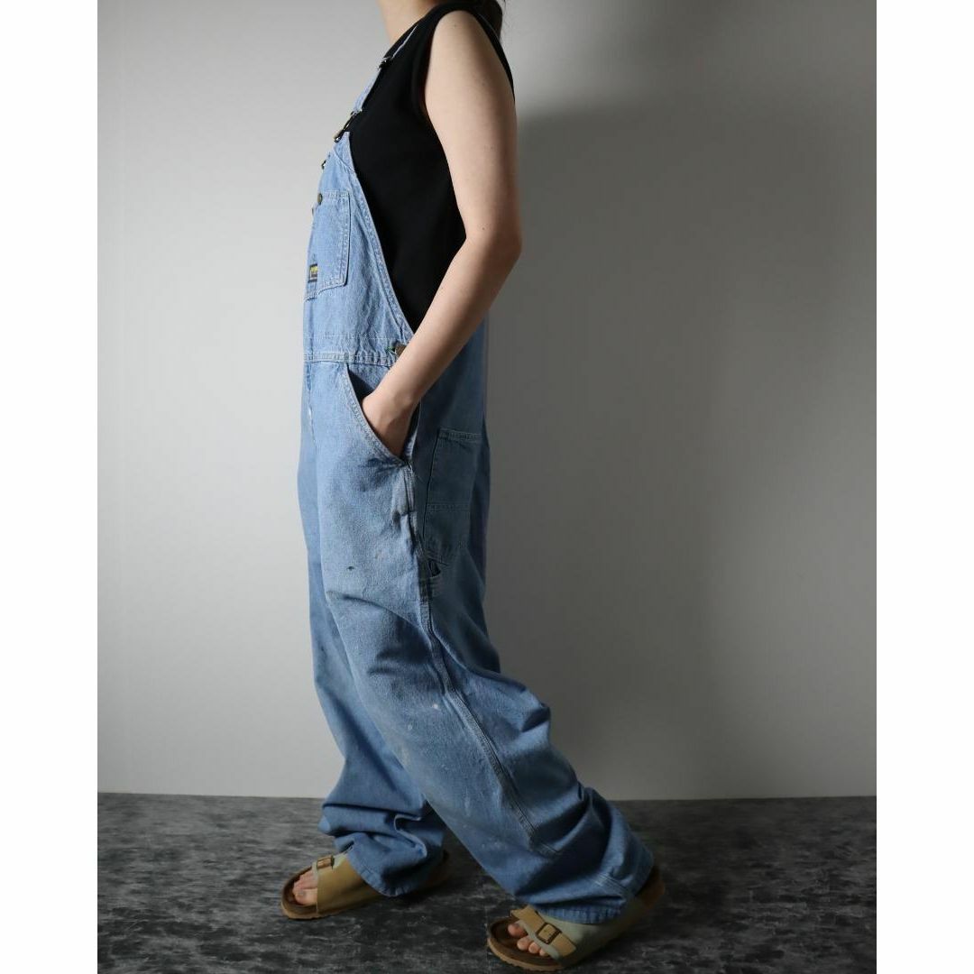 OshKosh - 80s OSHKOSH オシュコシュ ルーズ オーバーオール 青 42