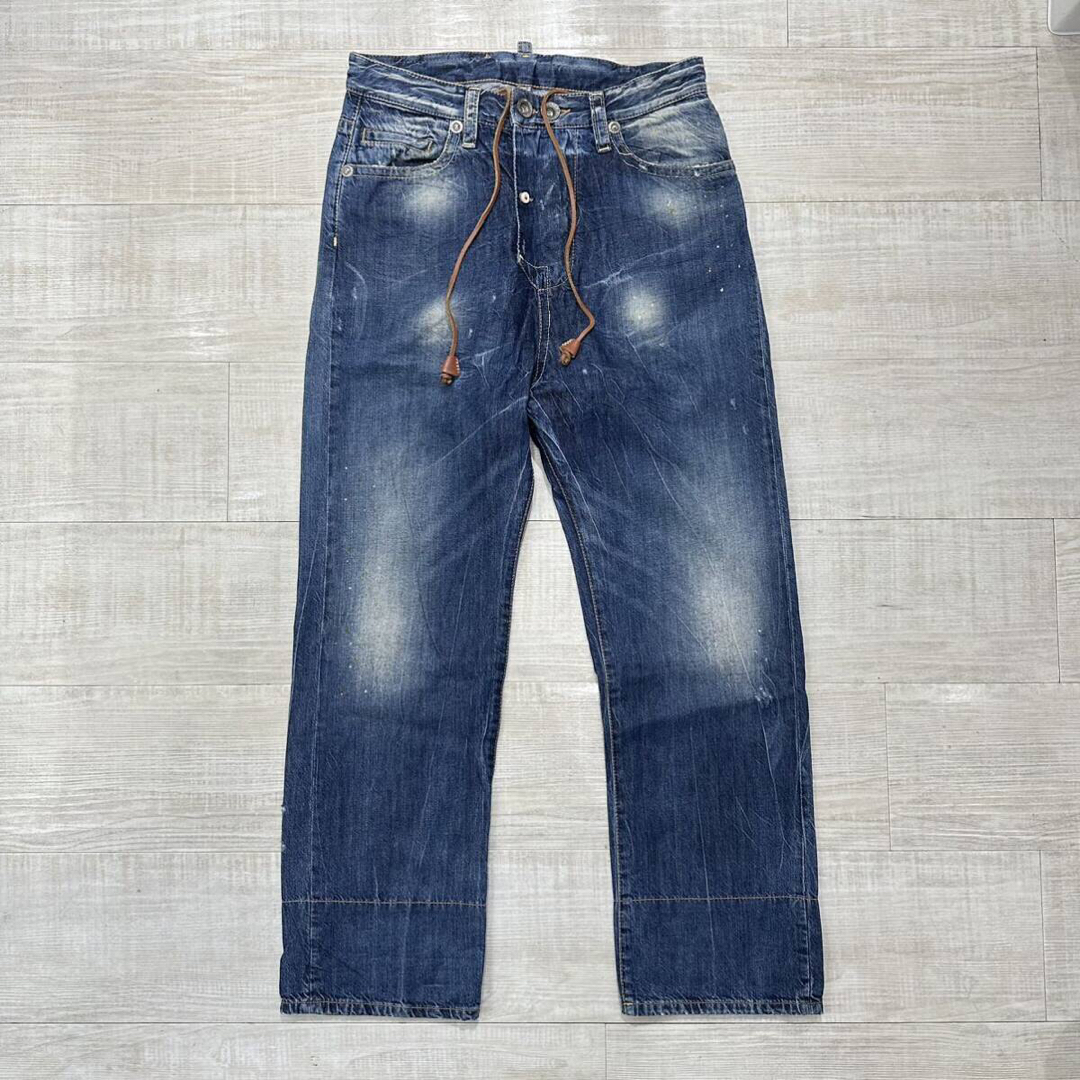 DSQUARED2 - DSQUARED2 ダメージ ペンキ 加工 サルエル デニム パンツ