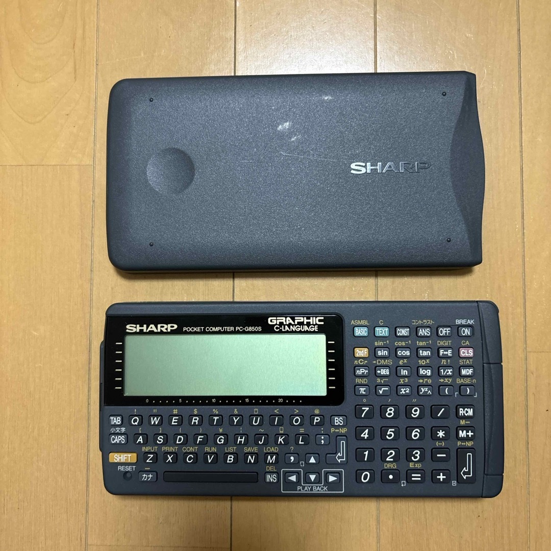 SHARP ポケットコンピュータ 本体＋純正ケース＋付属品多数 動作未確認