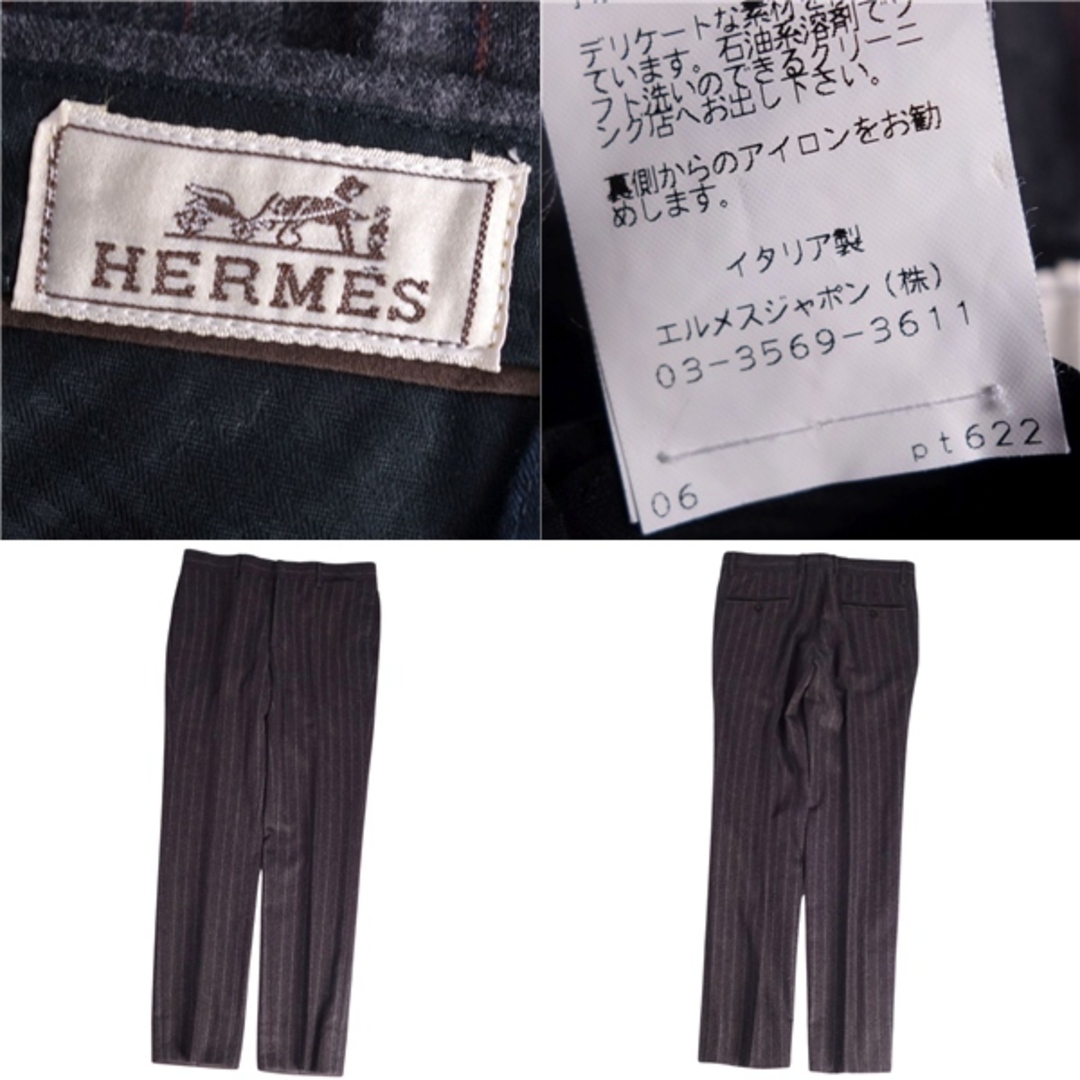 HERMES - 極美品 エルメス HERMES パンツ ロングパンツ スラックス