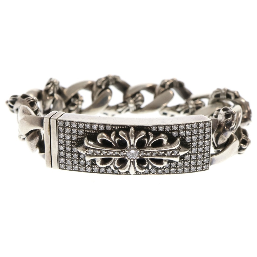 ダブルIDブレスレットフローラルダガー シルバー CHROME HEARTS クロム