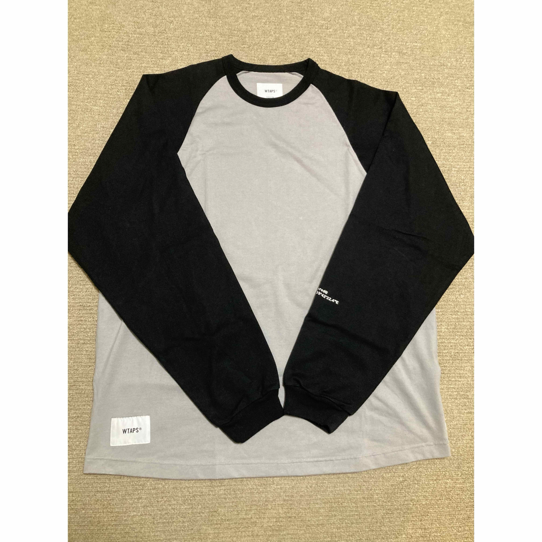 WTAPS 22AW IAN RAGLAN GRAY x BLACK 04 XL