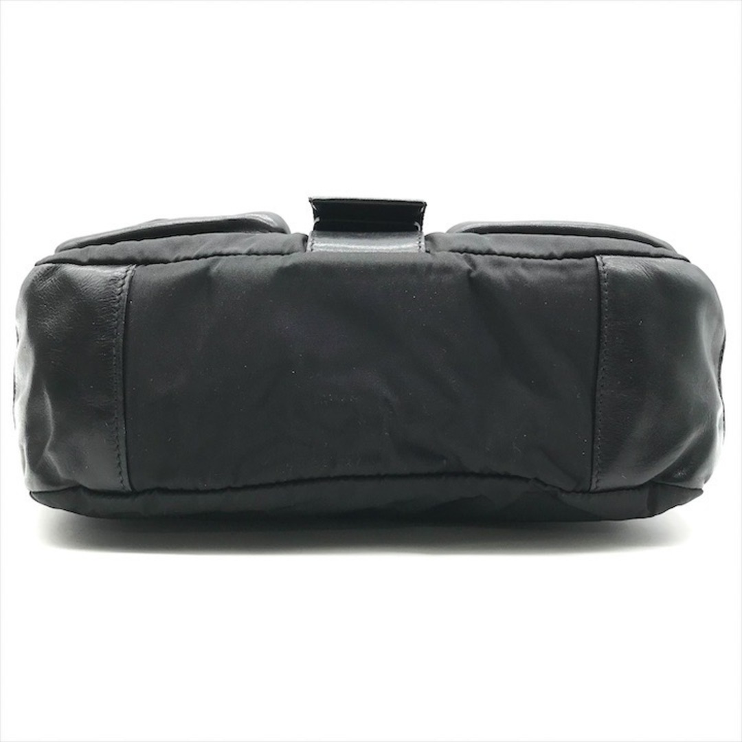 PRADA - 良品 PRADA プラダ 三角ロゴ プレート SV金具 レザー ナイロン