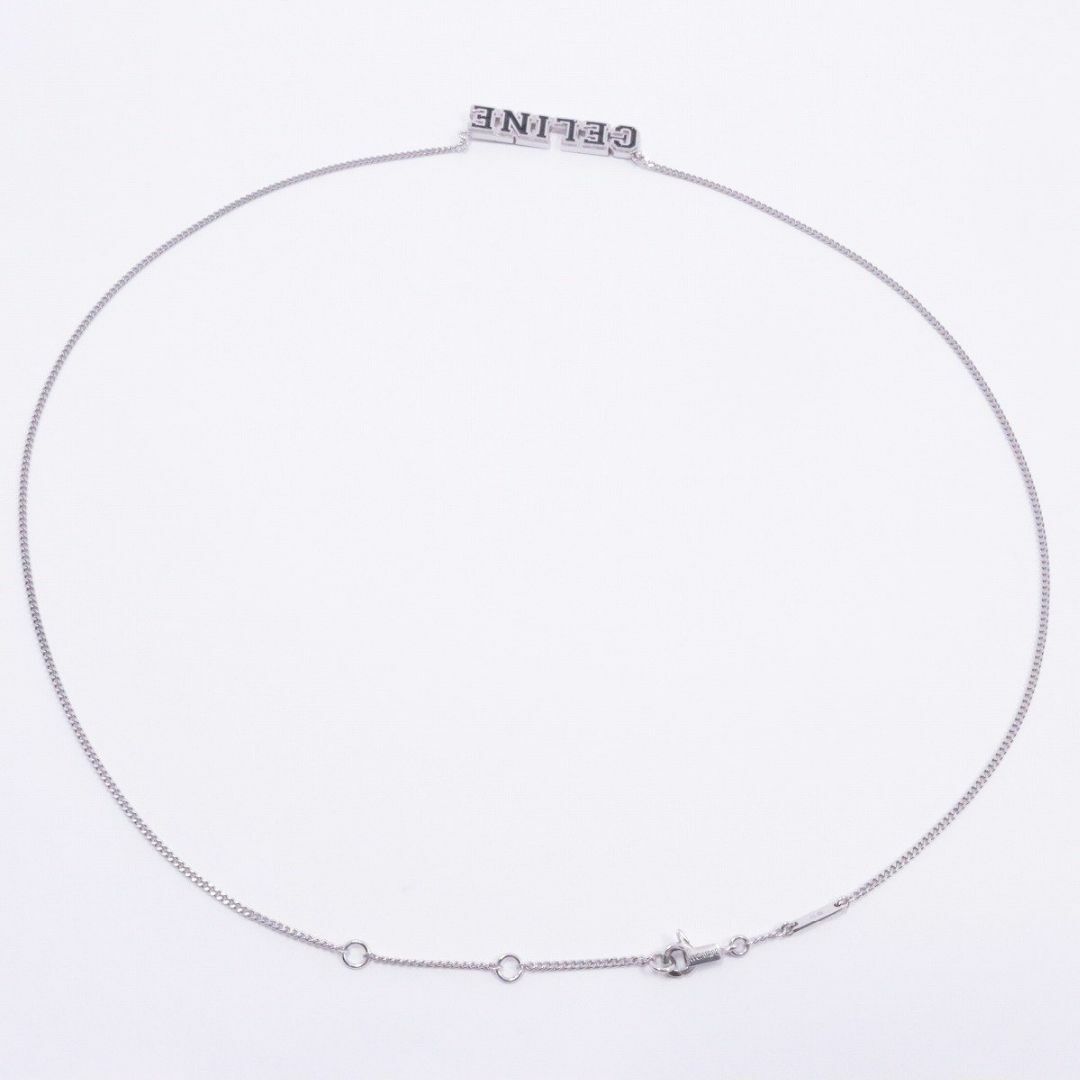 CELINE - CELINE セリーヌ ユニヴェルシテ ロゴ ネックレス シルバー