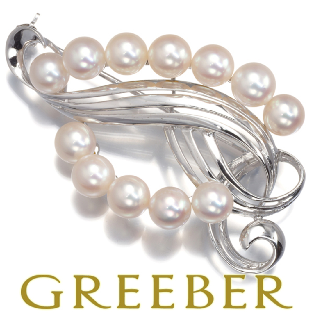MIKIMOTO - ミキモト ブローチ パール 真珠 5.7-6.2mm シルバー の通販