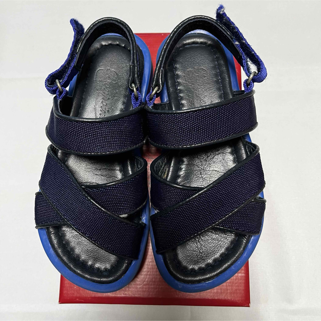 Bonpoint - 美品！Bonpoint.サンダル.30.ネイビーブルー.正規店購入品