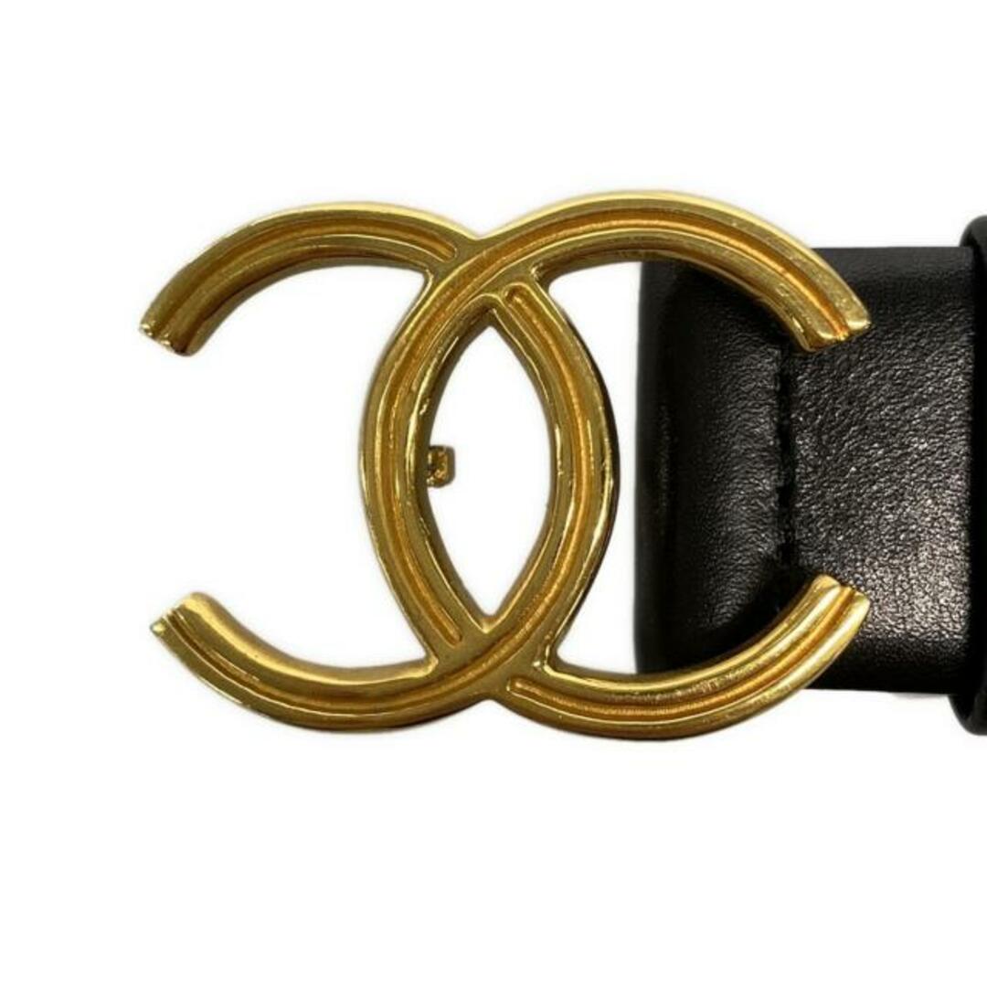 CHANEL ⭐️良品⭐️ シャネル ココマーク ロゴバックル レザーベルト