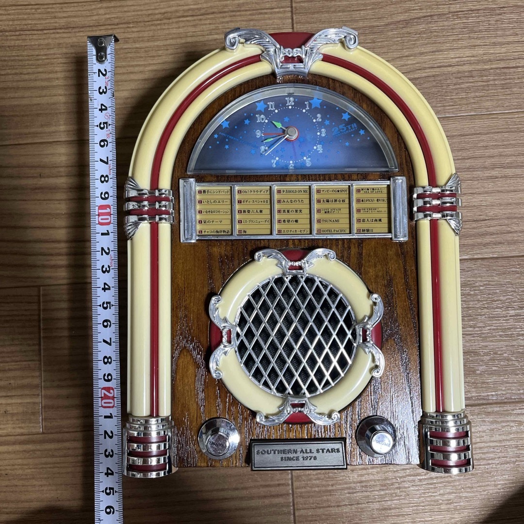 サザンの名曲が流れるオルゴール付置時計 サザンの名曲が流れる