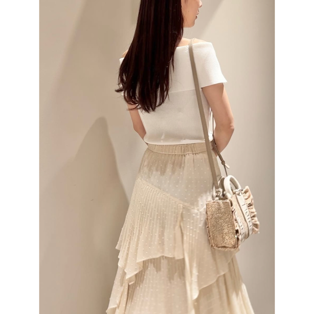 SNIDEL - snidel スナ フリルロゴミニバッグ 25ssの通販 by