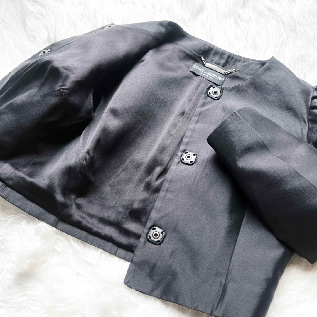 美品 DOLCE&GABBANAドルガバ シルク ジャケット フォーマル