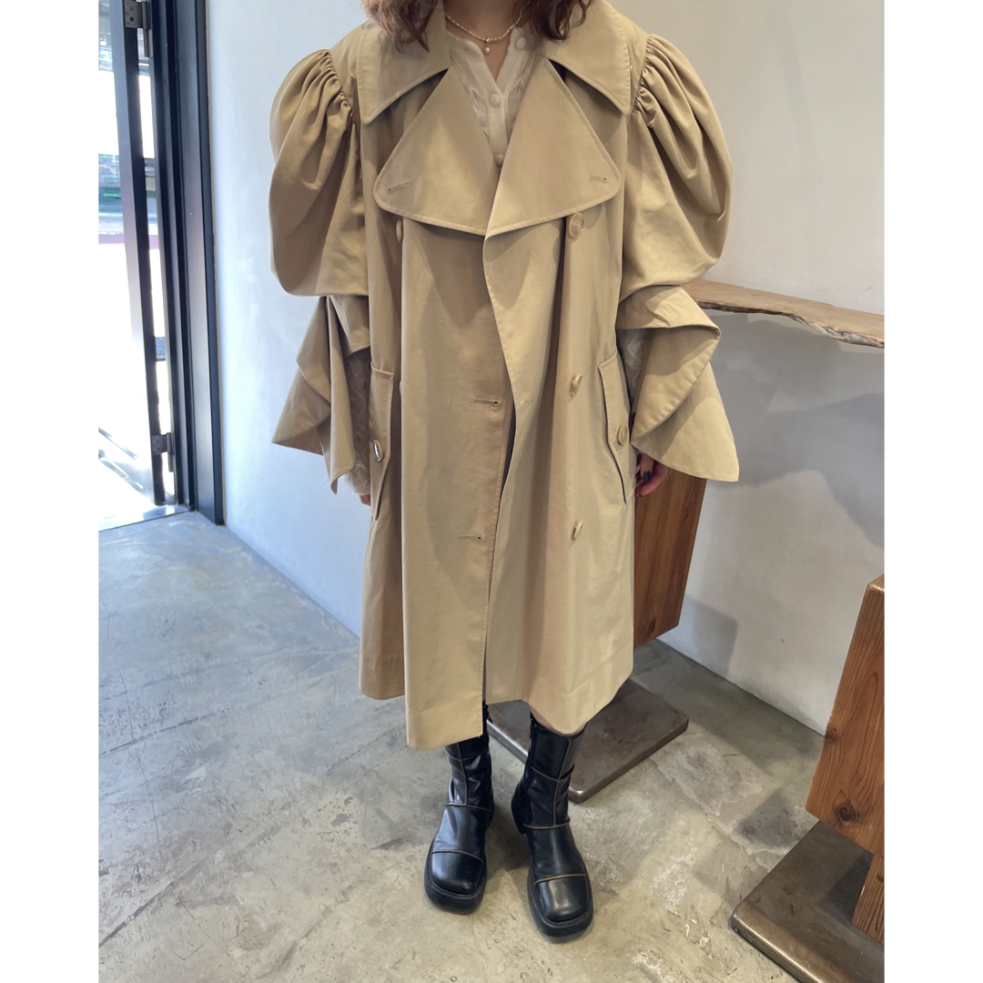 Simone Rocha - Simone Rocha x H&M パフスリーブ トレンチコート