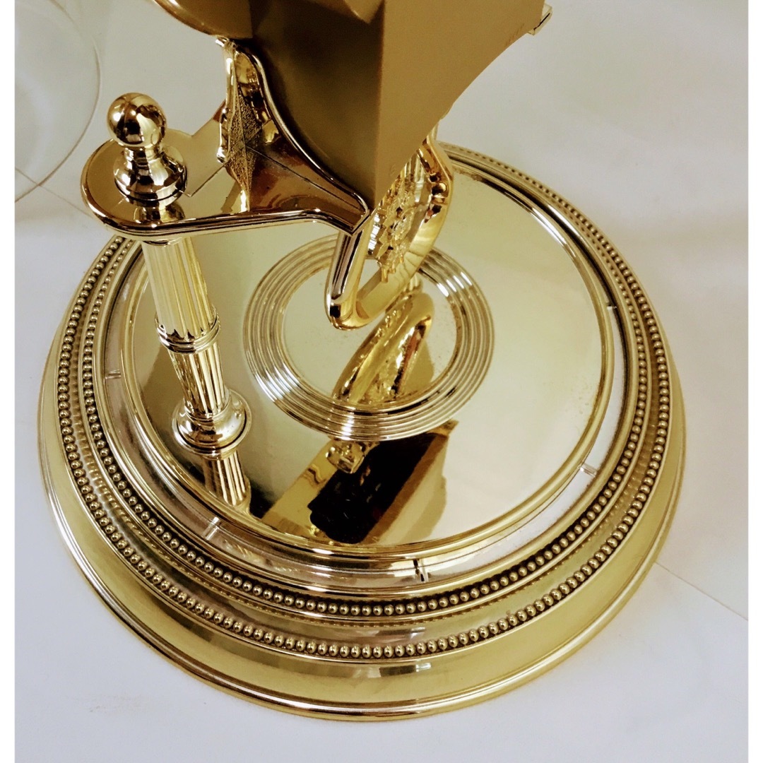 CITIZEN - シチズン☆ガラスドーム 天使 振り子時計 置時計 時計