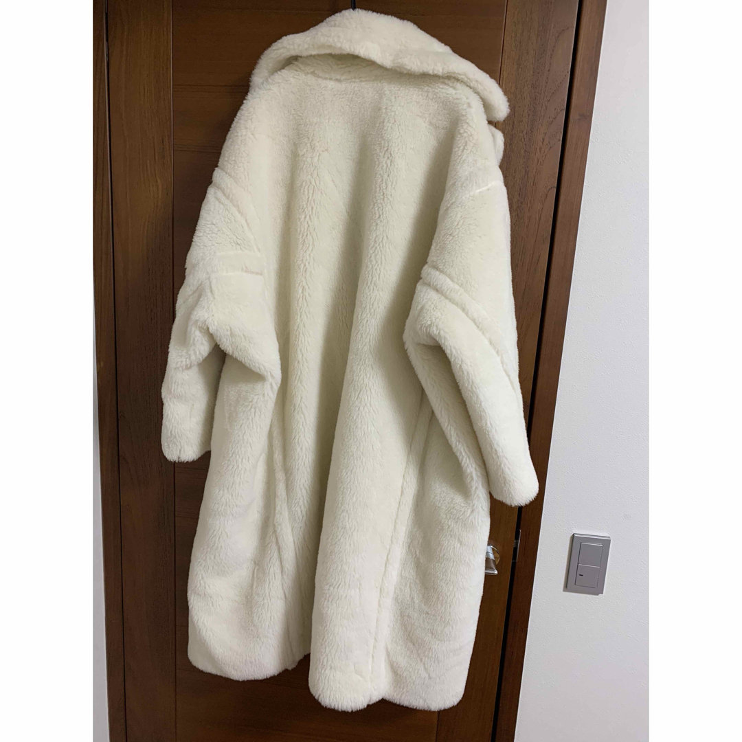 Max Mara - 美品 マックスマーラ テディベア ホワイト M max mara 国内