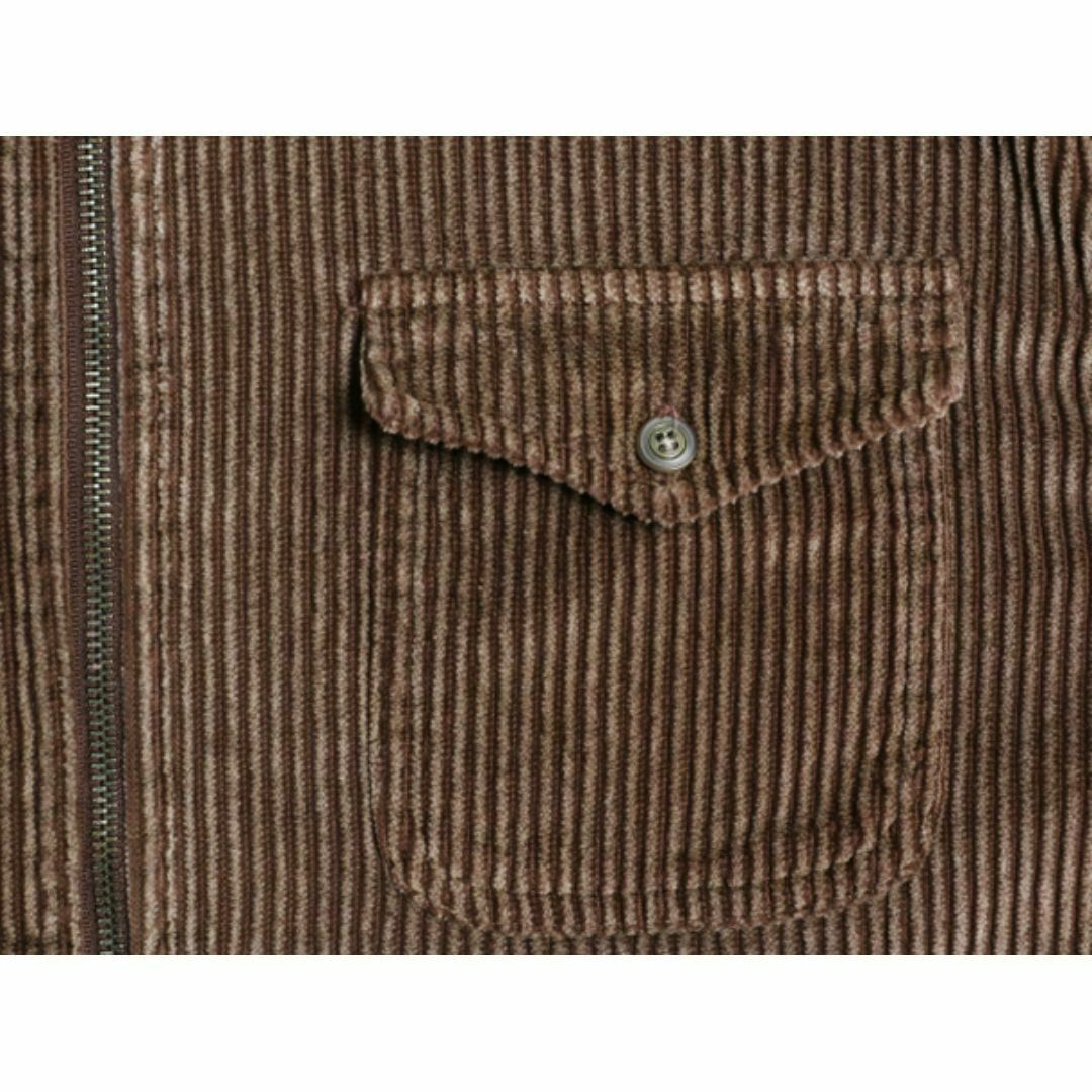 90s ST JOHN'S BAY フルジップ 太畝 コーデュロイ シャツ ジャケット