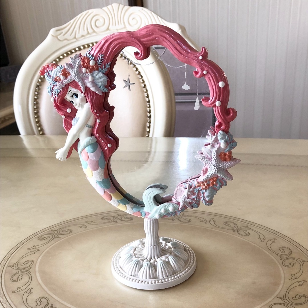 Disney - ディズニー リトルマーメイド アリエル 鏡🪞 スタンドミラー