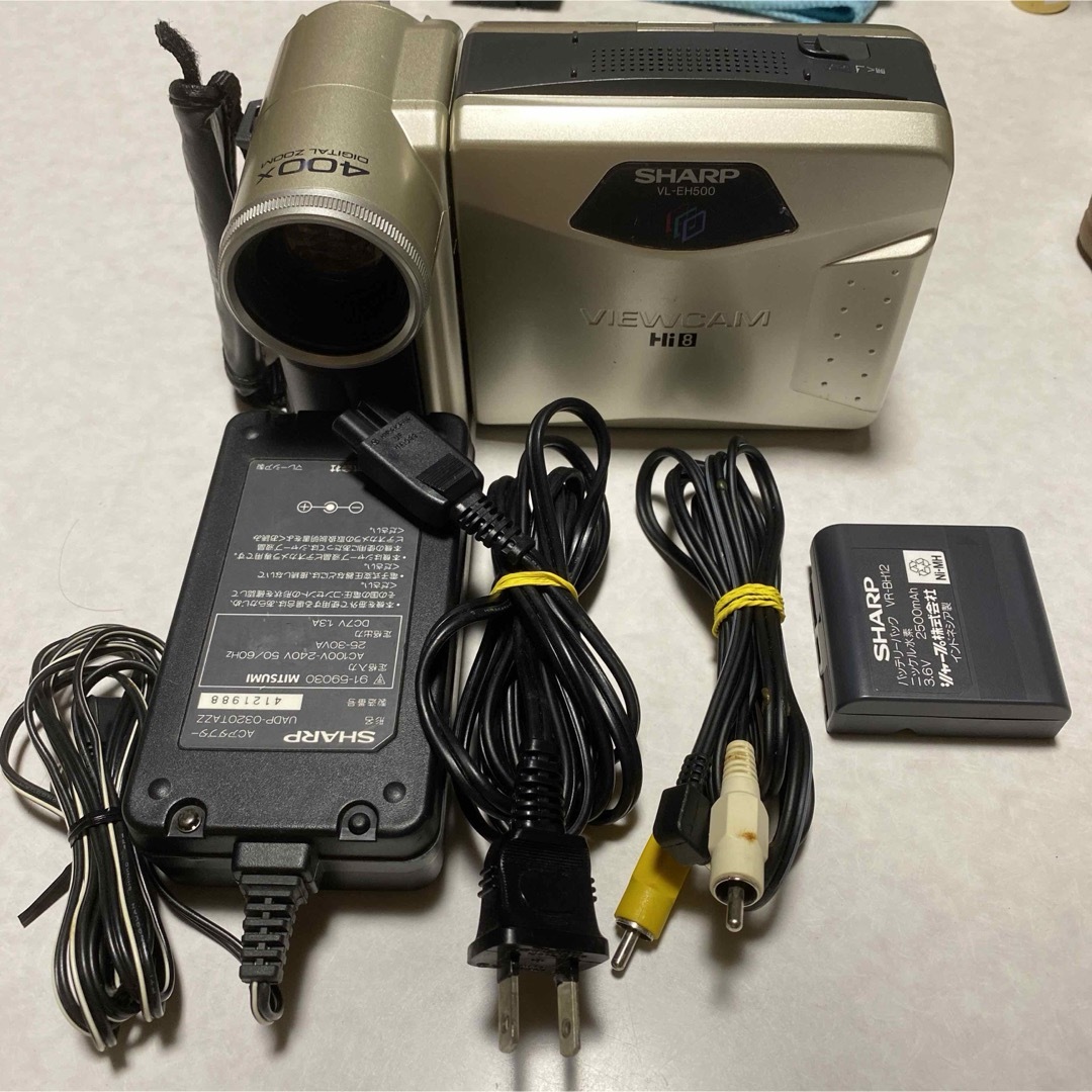 SHARP - 動作品 SHARP VideoHi8 ビデオカメラ VL-EH500 ③の通販 by