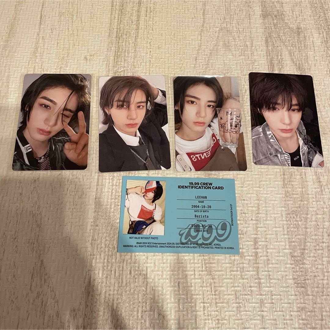 BOYNEXTDOOR - BOYNEXTDOOR 19.99 イハン トレカ まとめの通販 by yuni