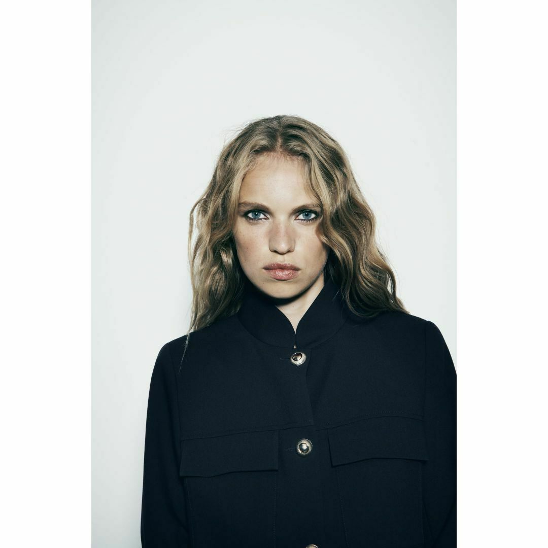 ZARA - 新品ZARAスタンドカラーナポレオンジャケットⅯ 軍服の通販 by