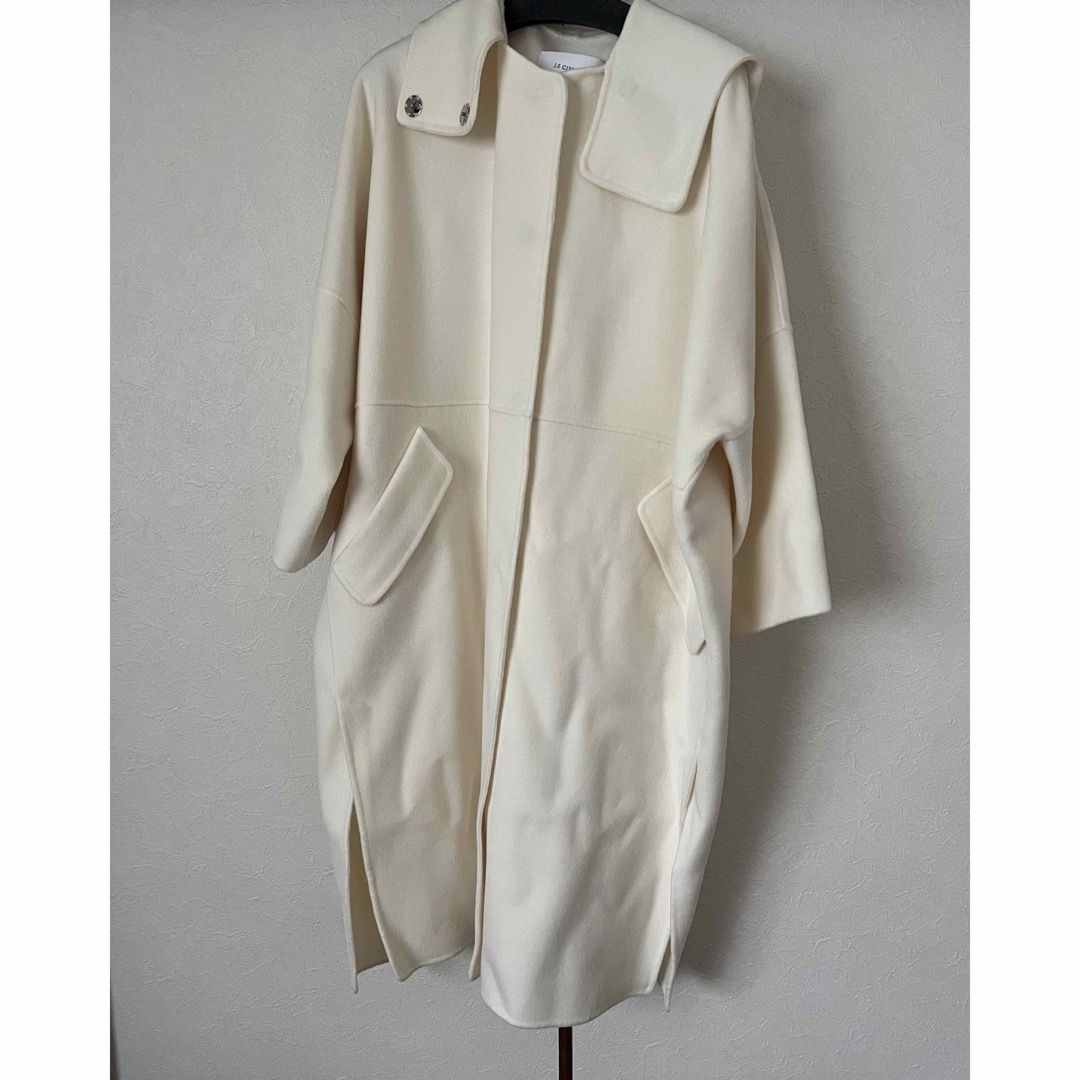 LE CIEL BLEU - LE CIEL BLEU フードオーバーコート Hooded Over COAT