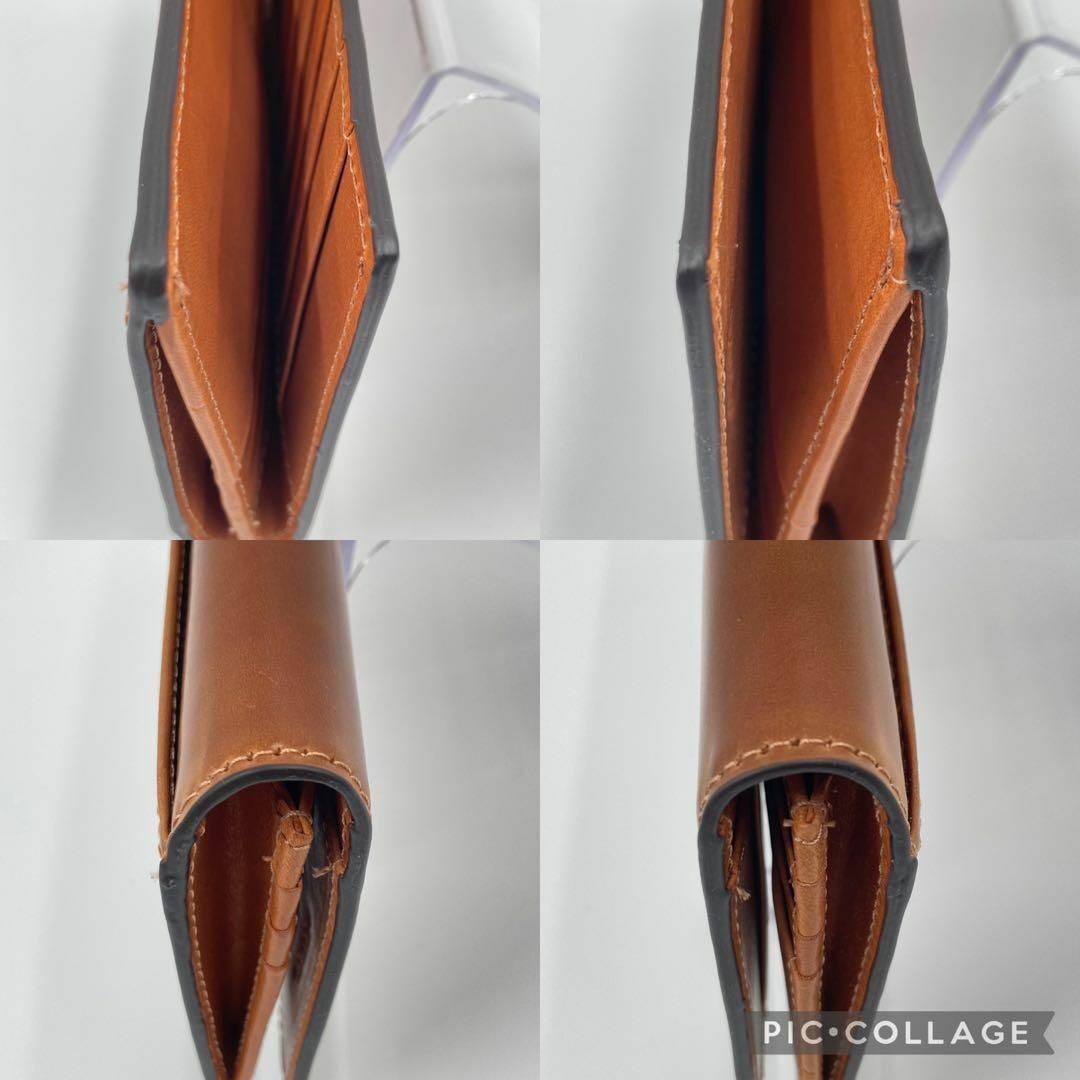 新品未使用 ROCADO ロカド レザー シェルコードバン 長財布 ブラウンの