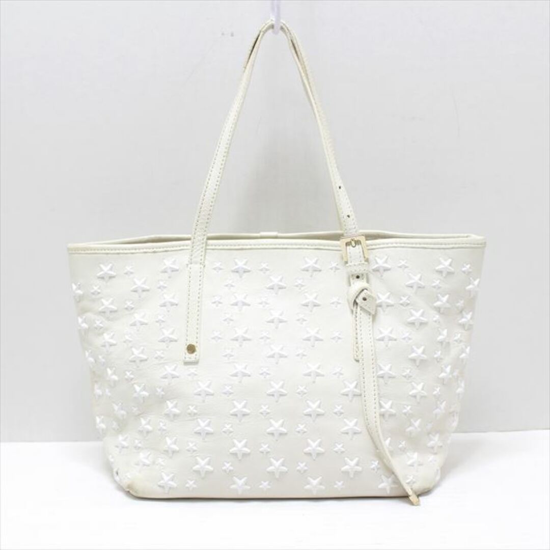 JIMMY CHOO - JIMMY CHOO(ジミーチュウ) トートバッグ サシャ 白