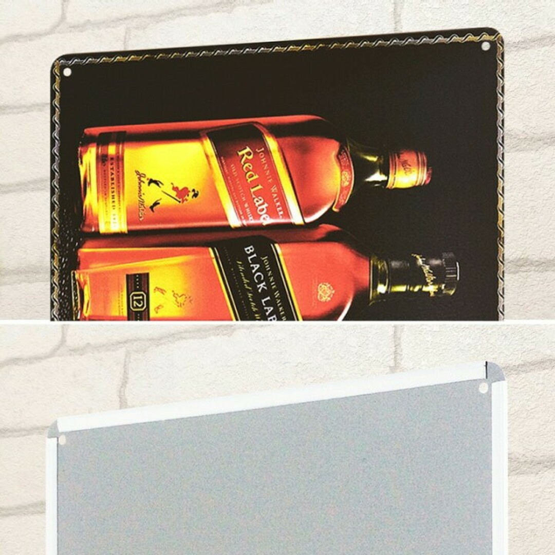 ジョニーウォーカー - デザイン看板A4】ジョニーウォーカー