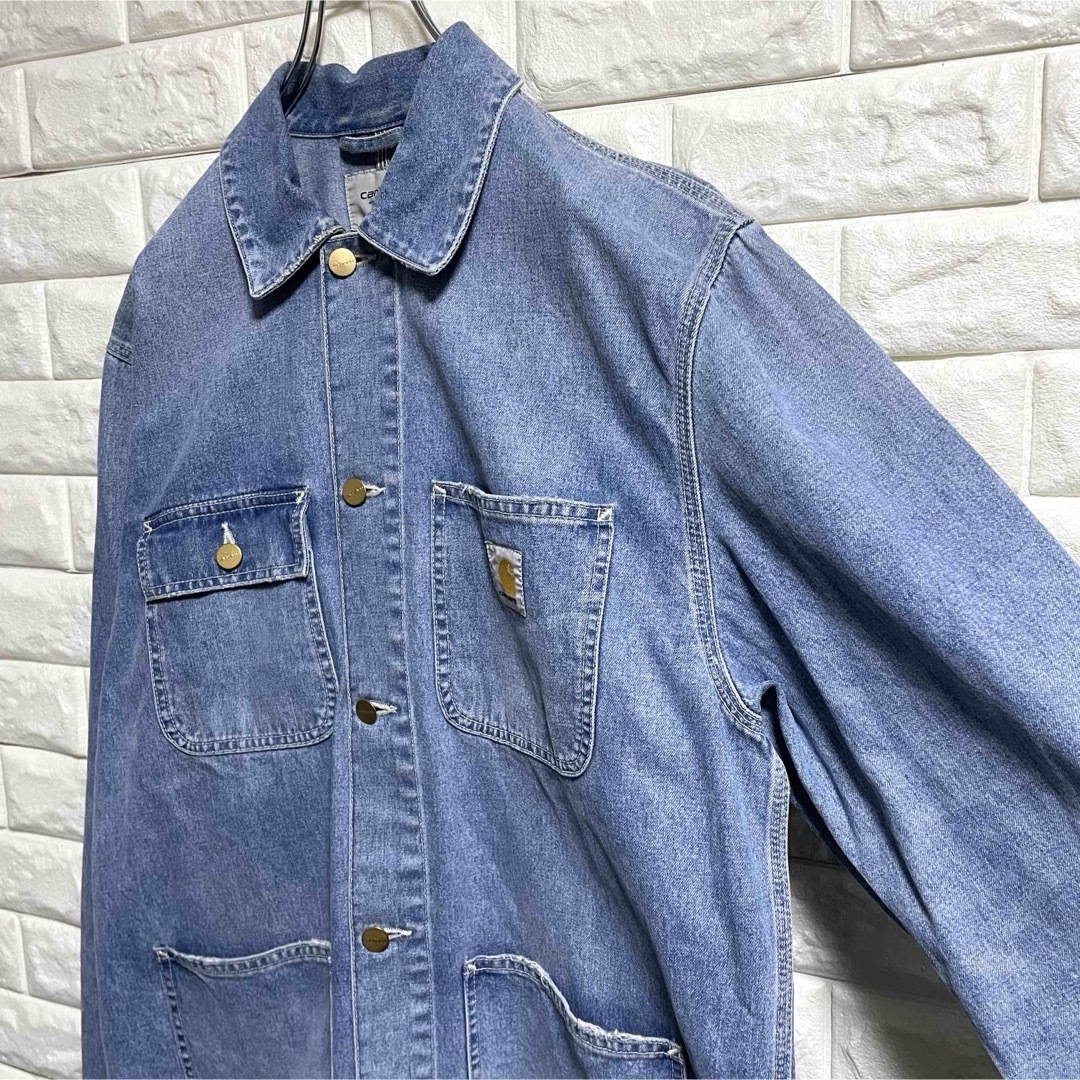 carhartt - Carhartt カーハート デニムカバーオール メンズLサイズの