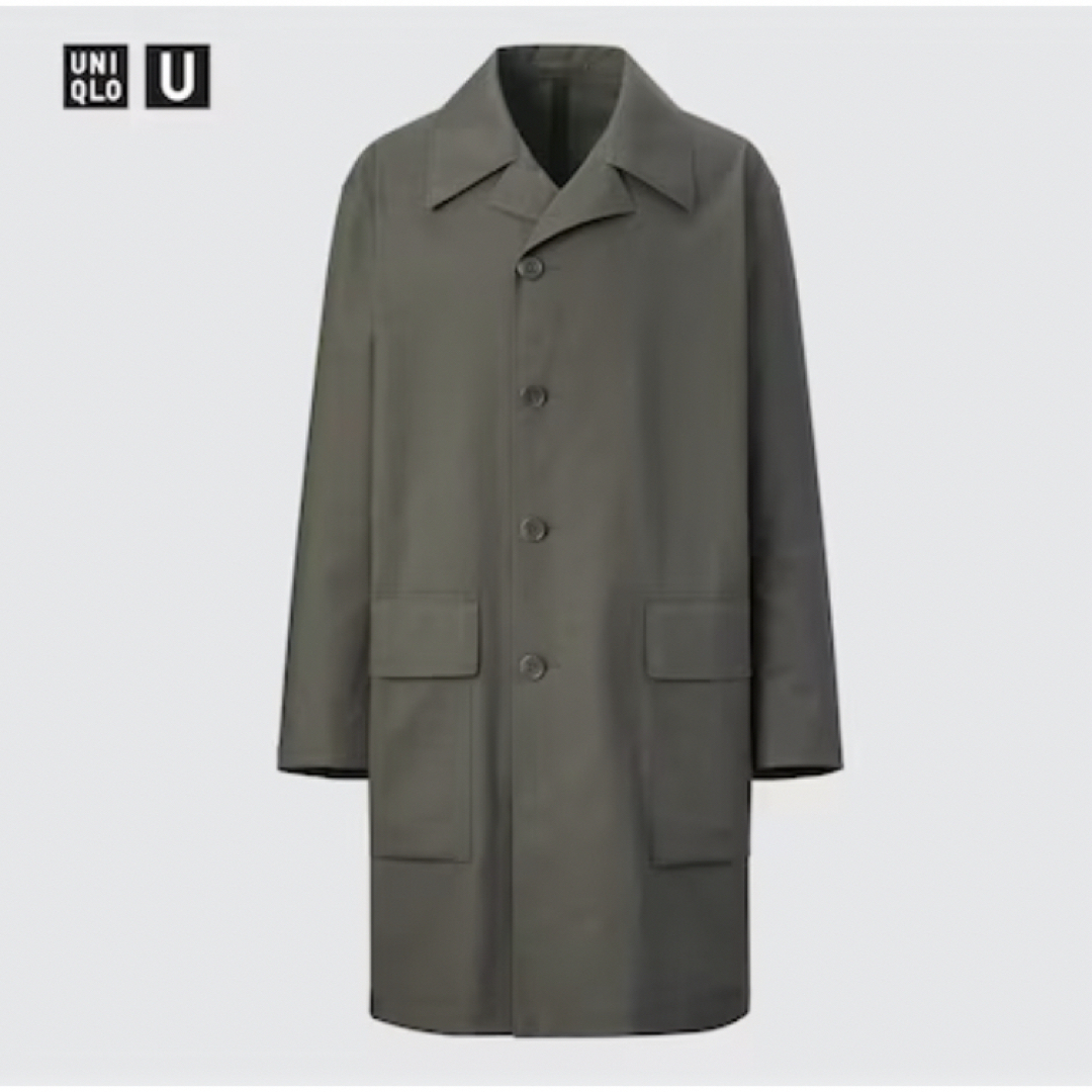 UNIQLO - ユニクロU ブロックテックコート オリーブ Sサイズ 男女兼用