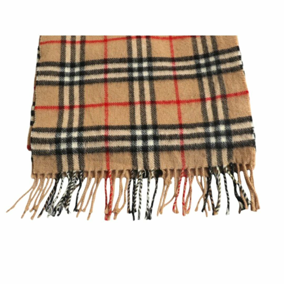 90s イギリス製 バーバリー 100% ラム ウール マフラー 旧タグ