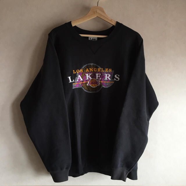 Lee - LAKERS 刺繍スウェット 前V USA レア 古着の通販 by vintage