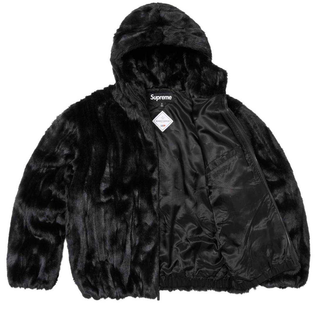 Supreme - supreme Faux Fur Hooded Jacket L新品未使用の通販 by