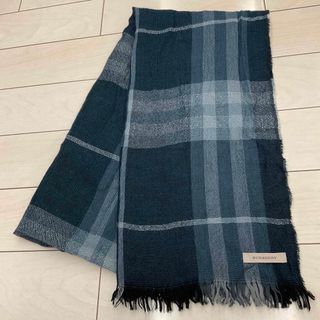 BURBERRY（マフラー/ショール ・ ブルー・ネイビー/青色系）のフリマ