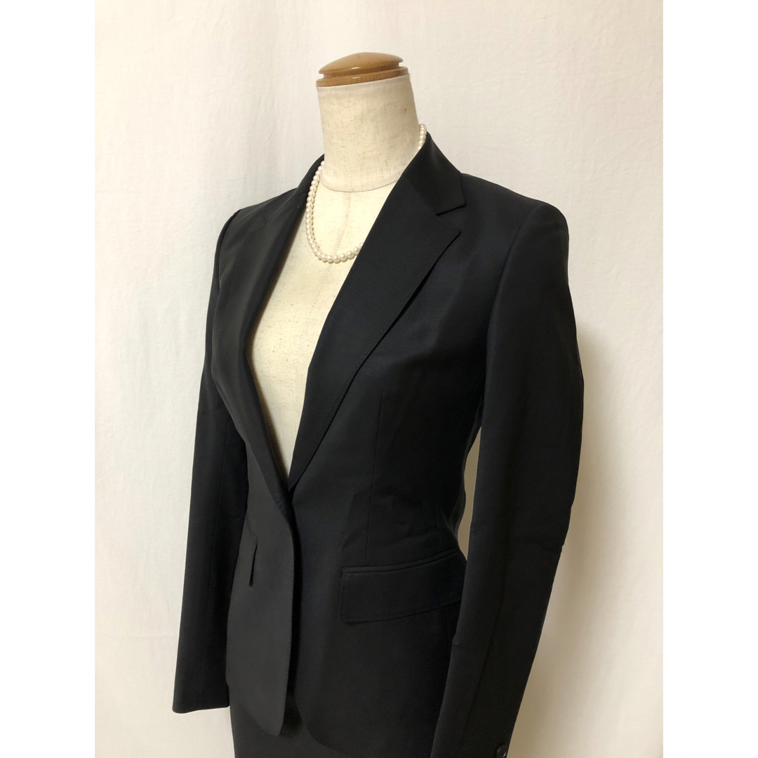 ICB - B757新品 ICB ウールテーラードジャケットスーツ5号黒￥59400