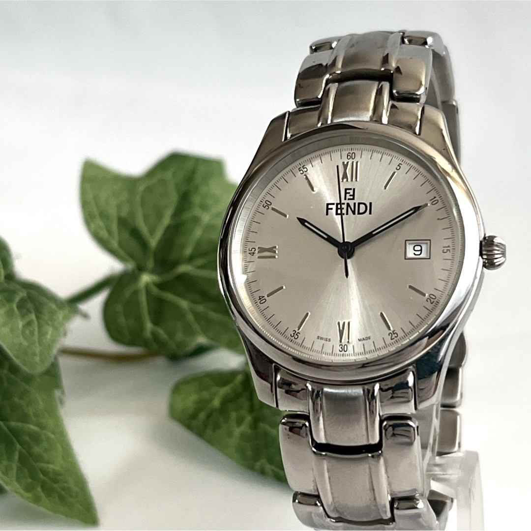 FENDI - フェンディ 腕時計 クォーツ オロロジ シルバー文字盤 ロゴ