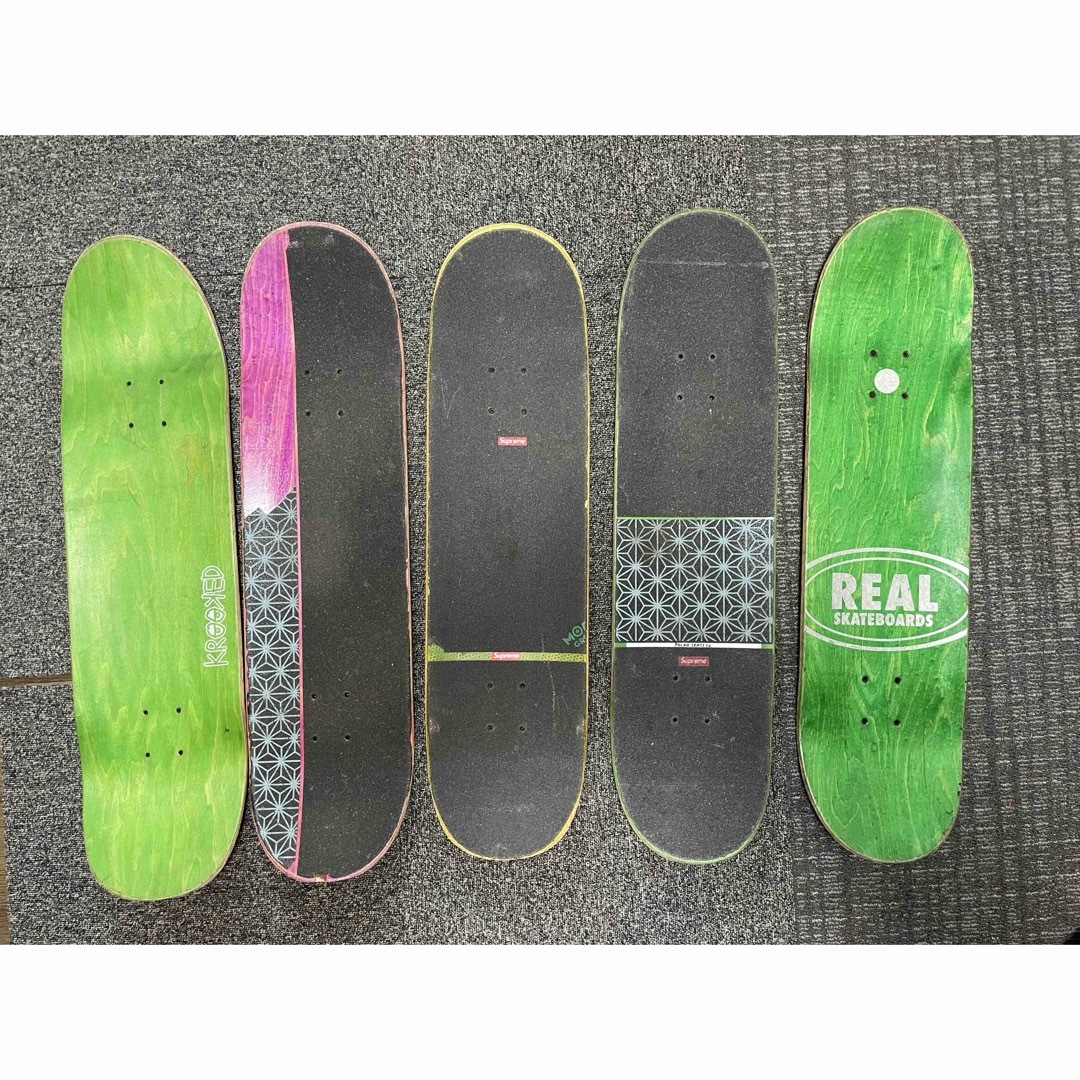 スケートボード9枚 廃デッキ 使用済みの通販 by aking's shop｜ラクマ