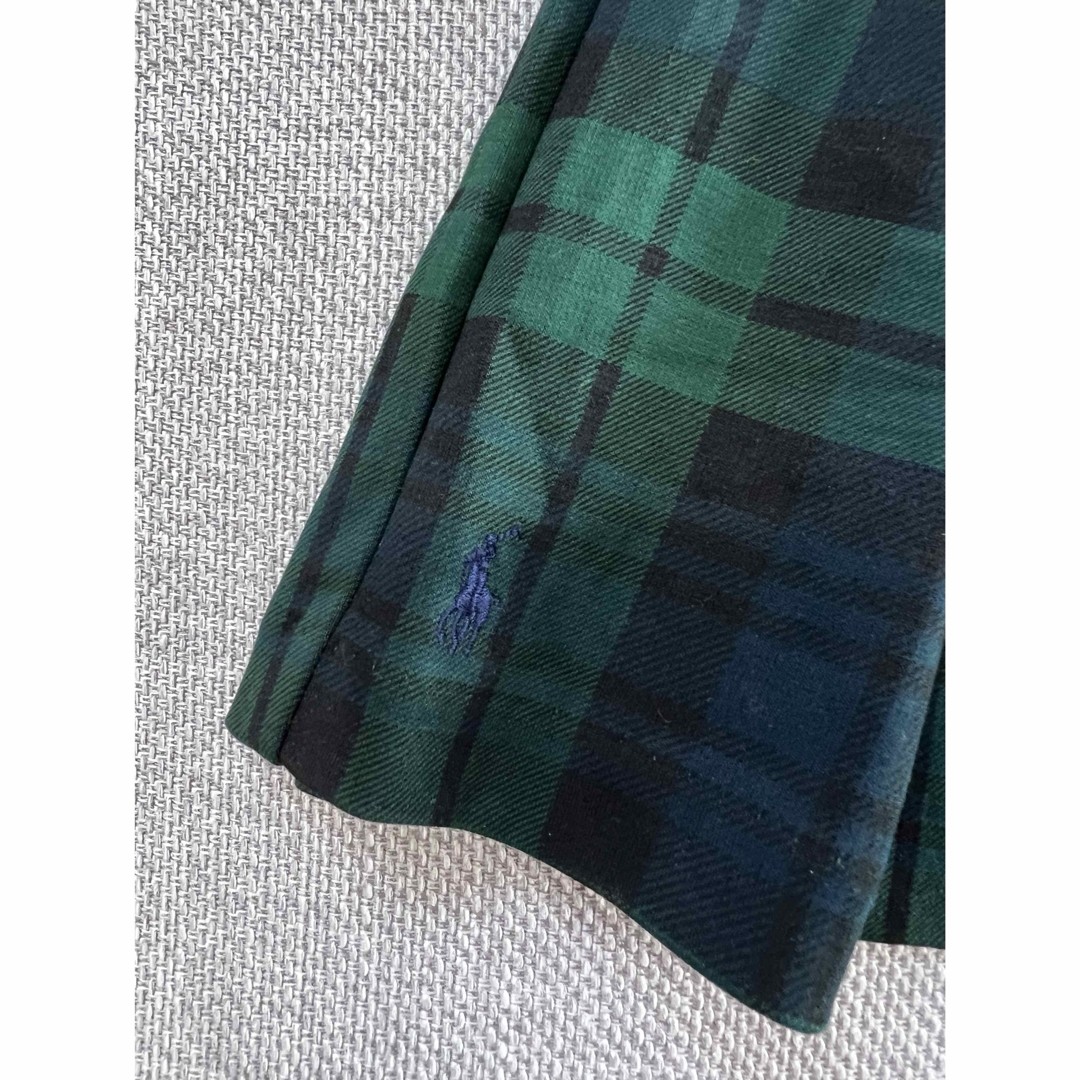 POLO RALPH LAUREN - ラルフローレン 緑×黒 ノースリーブ チェック柄