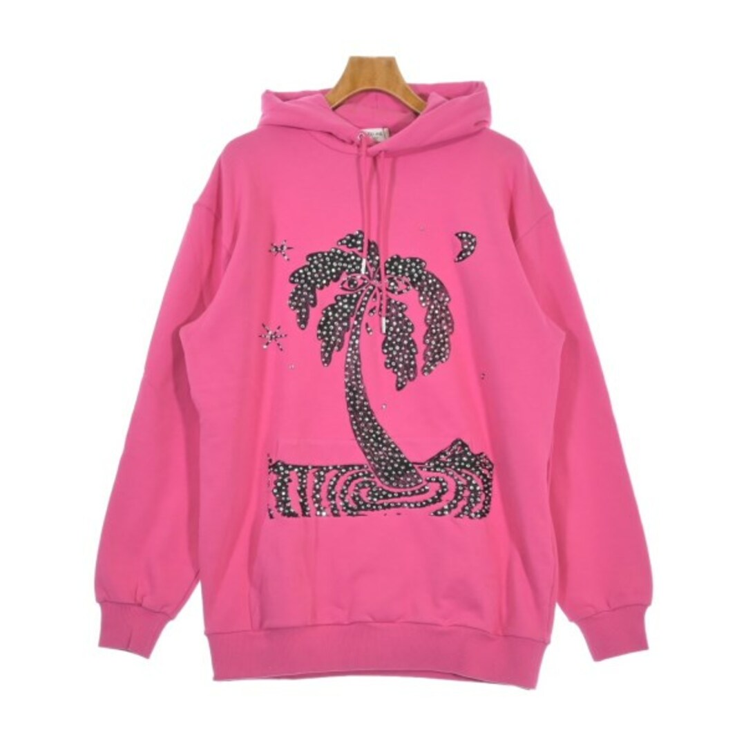 CELINE - CELINE セリーヌ パーカー XS ピンク 【古着】【中古】【送料