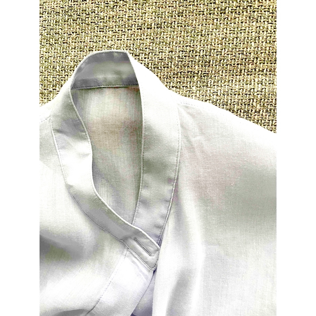 FRAMeWORK - キャップスリーブドロストシャツ［サックスブルー］の通販