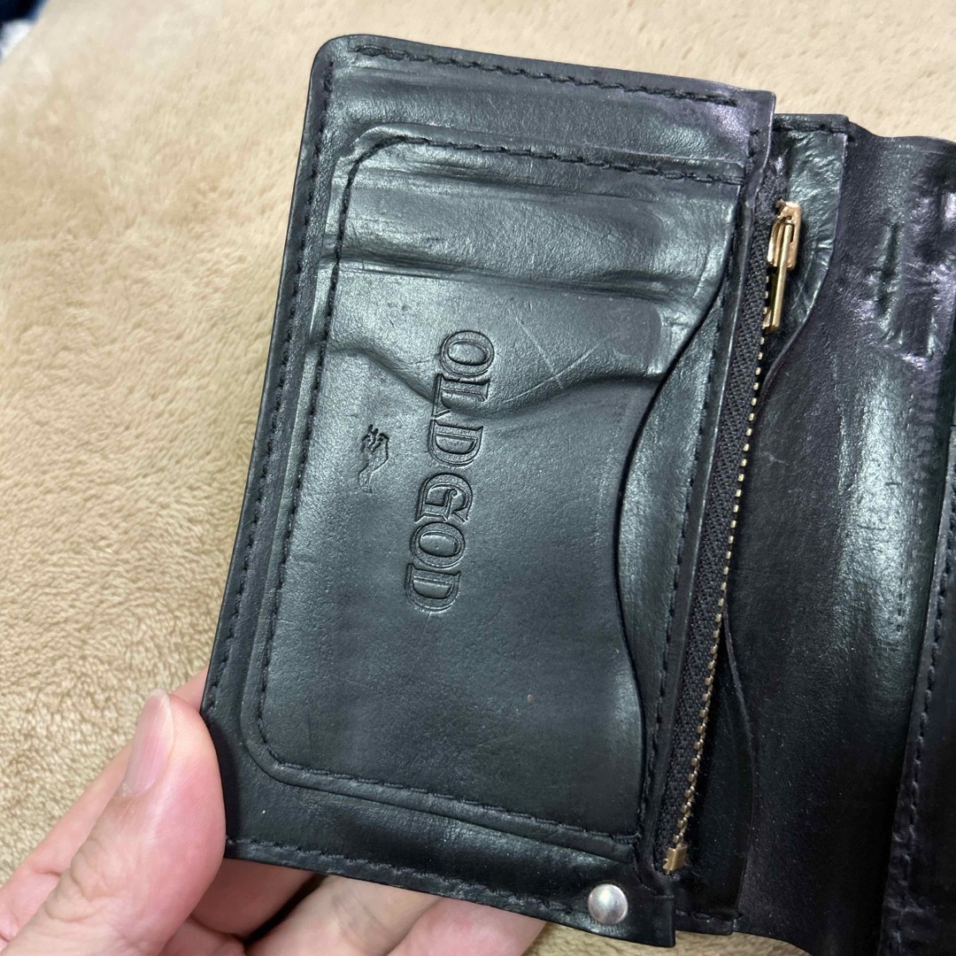 OLDGOD オールドゴッド 三つ折りレザーウォレット OLDGOD オールド