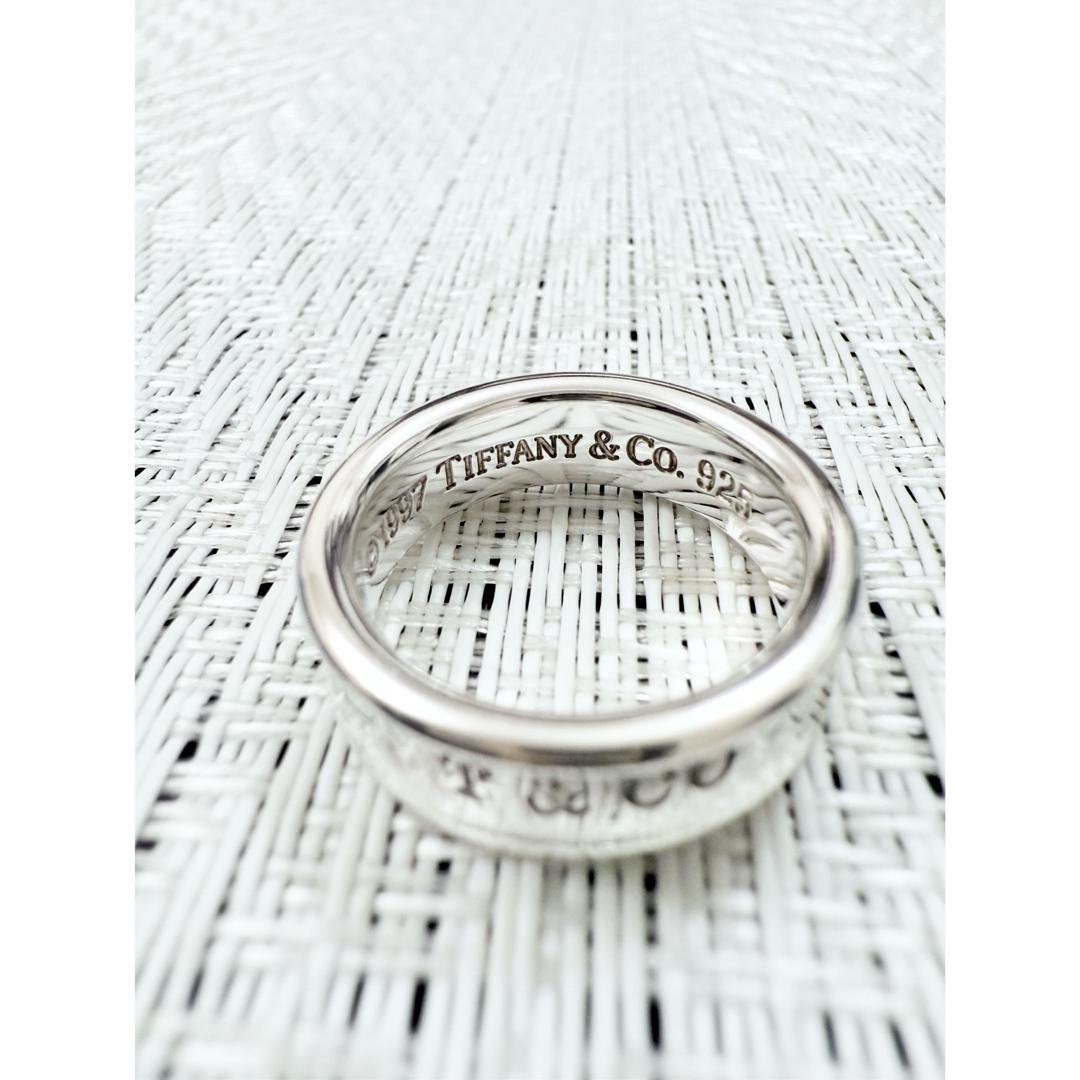 Tiffany & Co. - ティファニー ナローリング 指輪 18号 研磨済み 1837