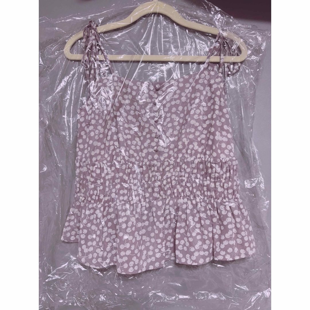 Her lip to - Cherry Pattern Strap Topの通販 by momo's shop