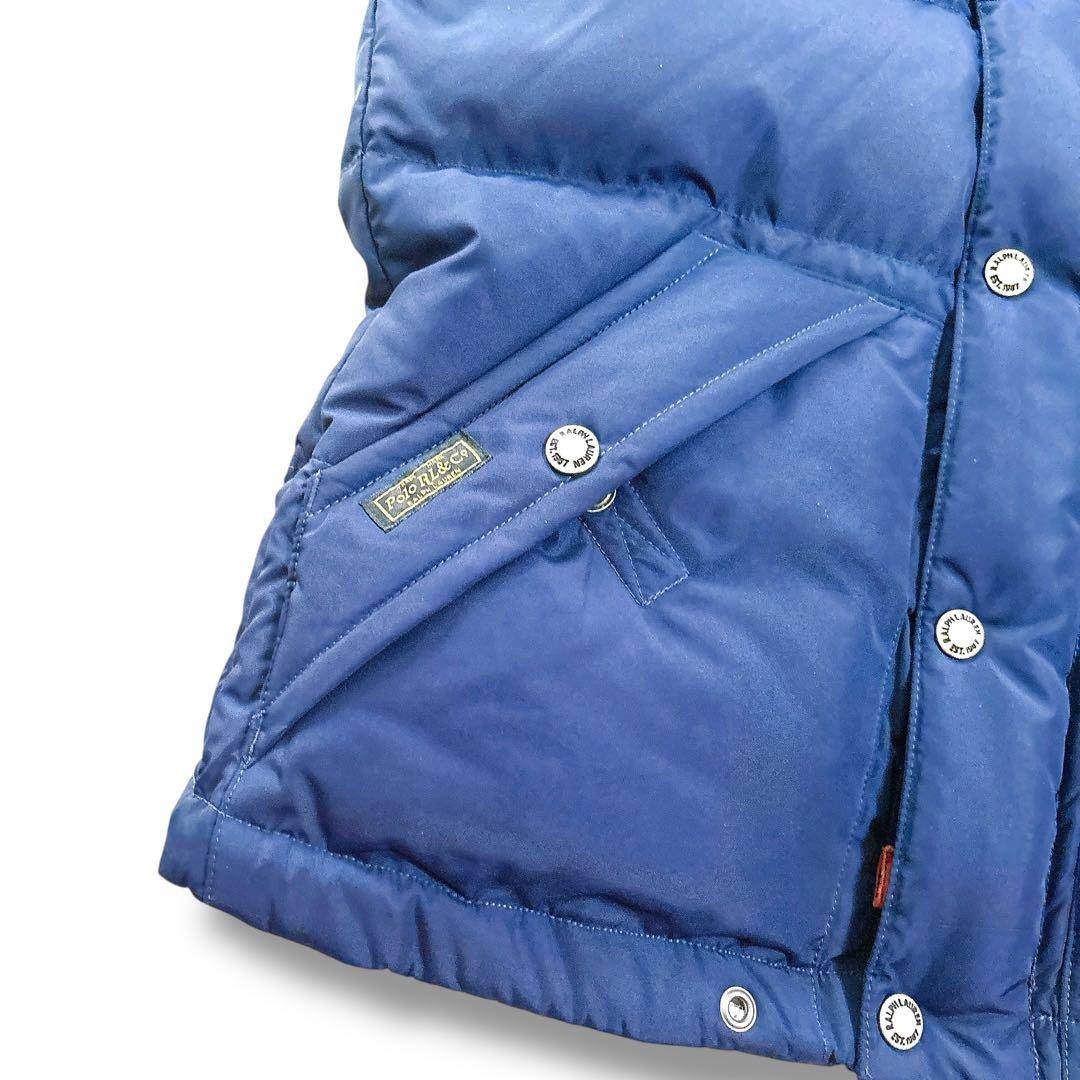 POLO RALPH LAUREN - 美品 ポロラルフローレン ダウンベスト ネイビー