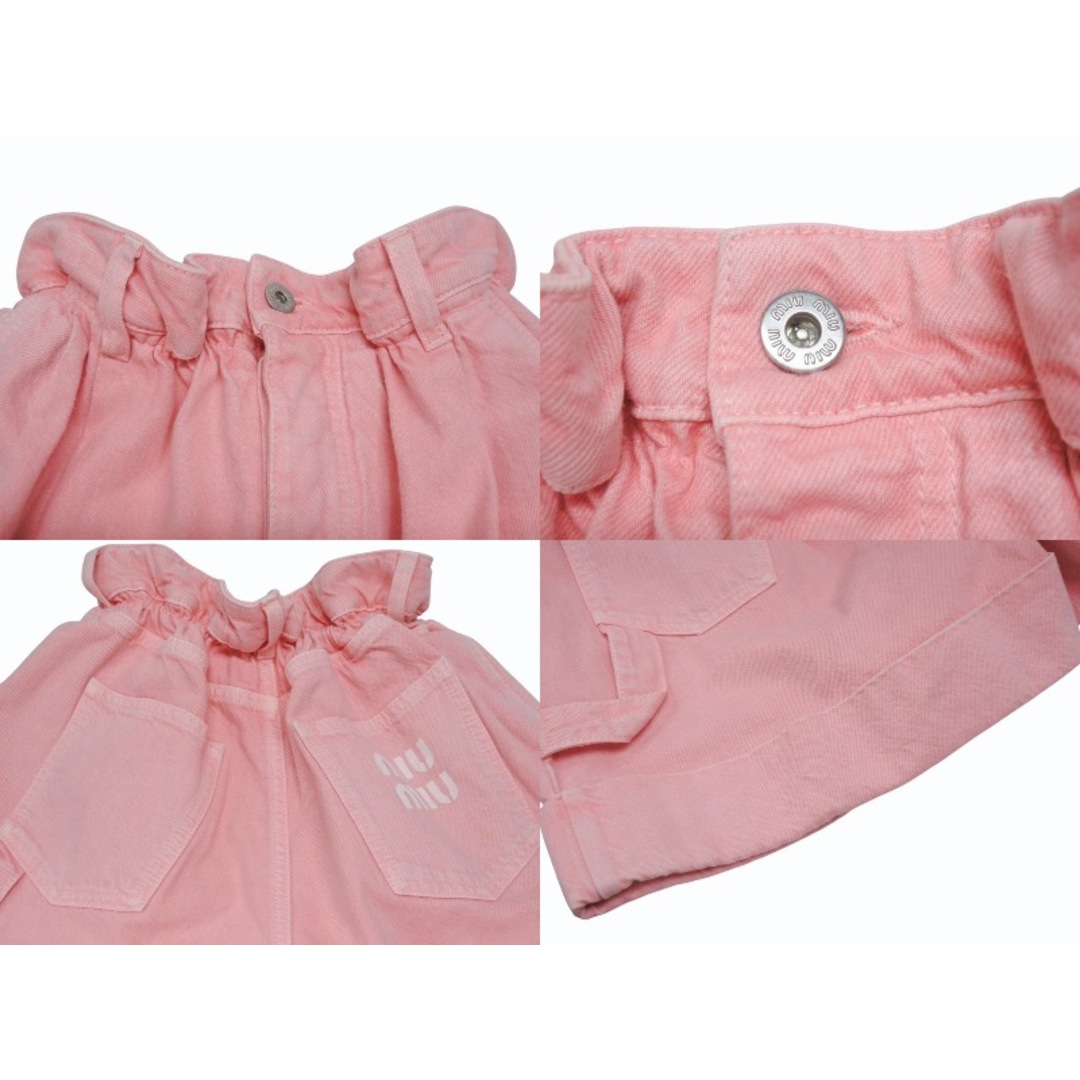 MIU MIU - 極美品 MIUMIU ミュウミュウ デニムショーツ ショートパンツ