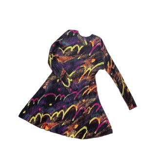 PLEATS PLEASE ISSEY MIYAKE - プリーツプリーズ 四分袖チュニックの