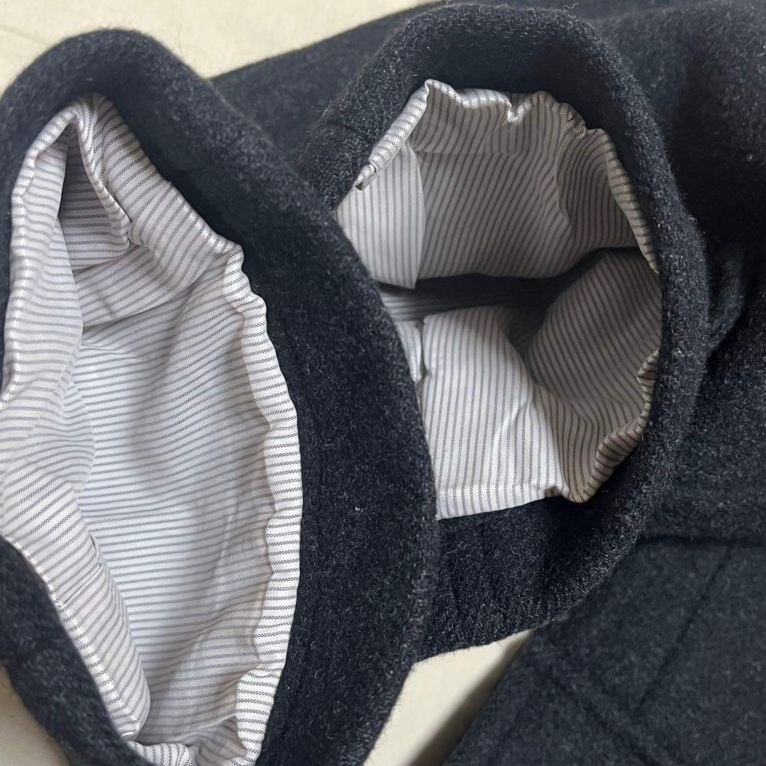 EASTBOY - 【アンゴラ混】イーストボーイ ダッフルコート ブラック Mの