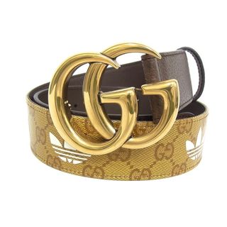 グッチ GUCCI ﾀﾞﾌﾞﾙG ｽﾘﾑﾍﾞﾙﾄ 70cm 414516 ブラック⁄ゴールド金具 ﾚｻﾞｰ