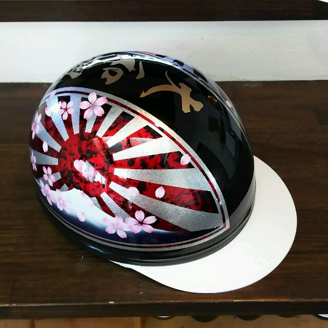 コルク半カスタム富士日章マジックホワイトレッドラメ桜セット