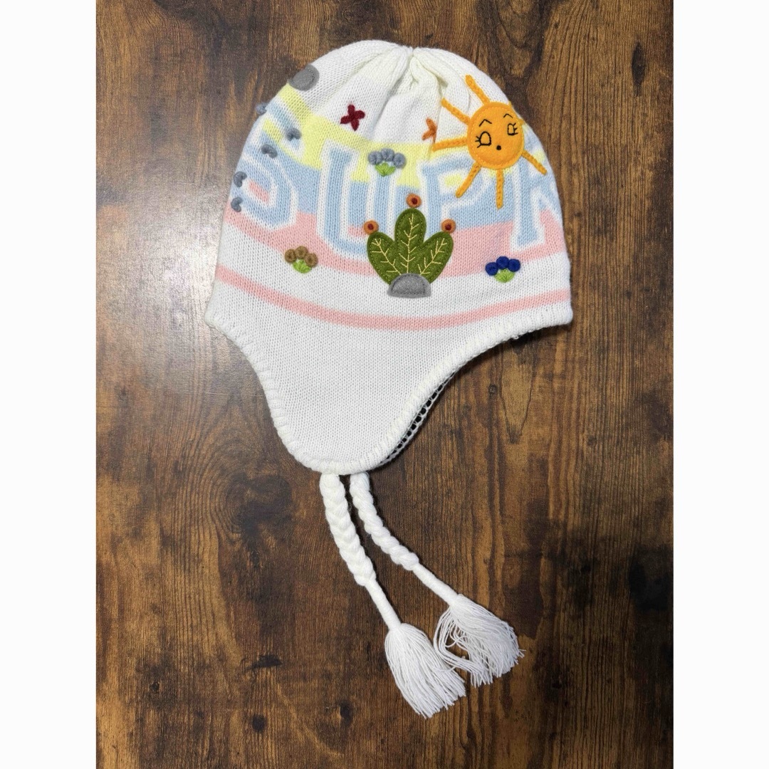 Supreme - Supreme Felt Applique Earflap Beanie 白の通販 by ブー's