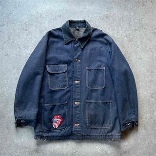 Wrangler - 70s ラングラー カバーオール 濃紺 ブランケット付き 台襟